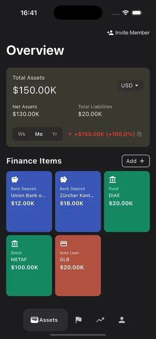 JointWorth — Family Net Worth